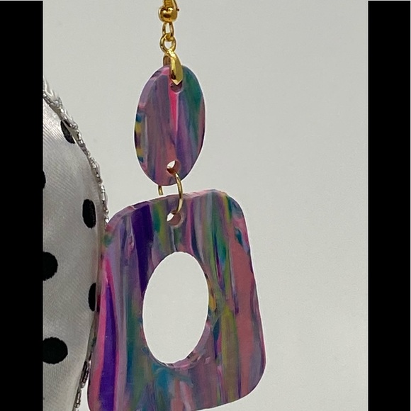 Handmade Polymer Clay Dangle Earrings Host Pick - Picture 13 of 14
